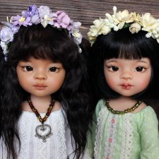 Незапланированная радость. Мои прекрасные осенние цветы - ООАК сестрёнки Мэйлин и Широюки