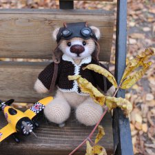 Аберфорт Берфелинг - игрушечный, но почти живой. Сказка про медведя, влюблённого в небо...