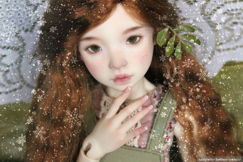 Файлин и Цветы в Снегу — Гибридизация кукол BJD (БЖД): пересадка головы