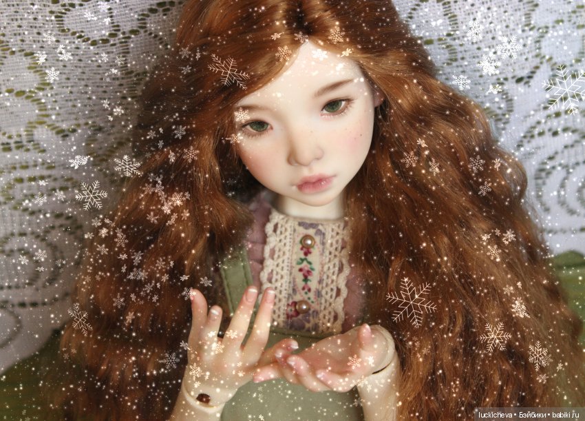 Файлин и Цветы в Снегу — Гибридизация кукол BJD (БЖД): пересадка головы