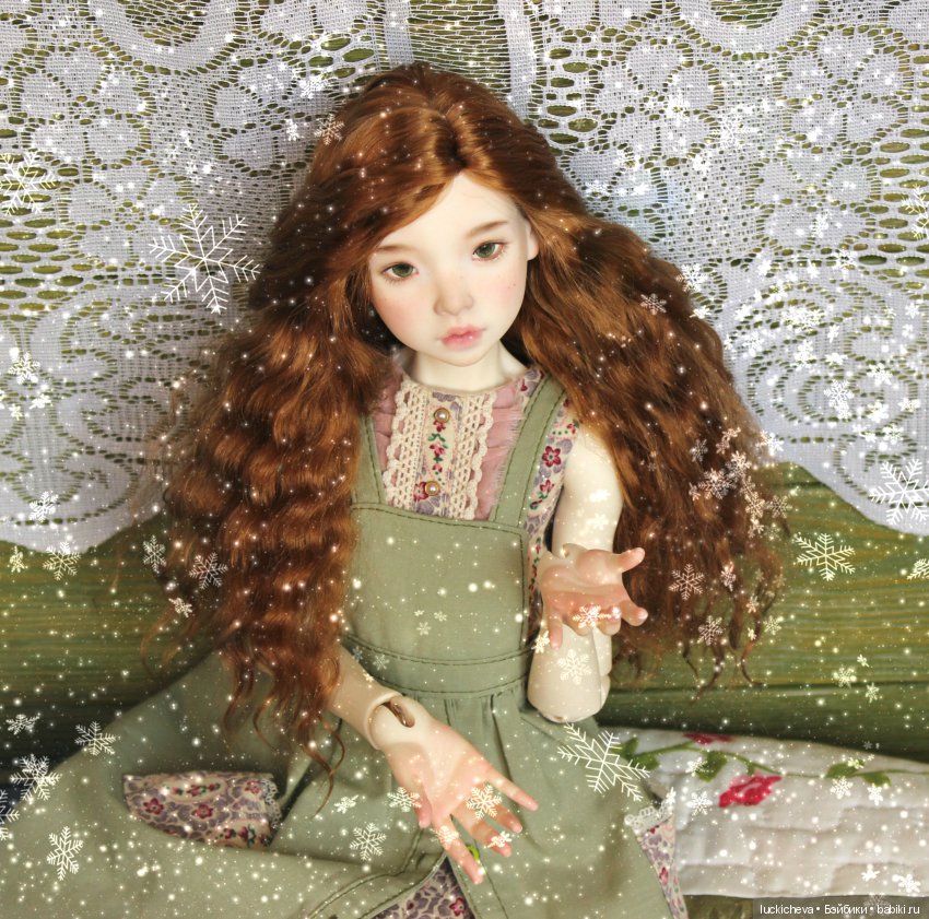 Файлин и Цветы в Снегу — Гибридизация кукол BJD (БЖД): пересадка головы