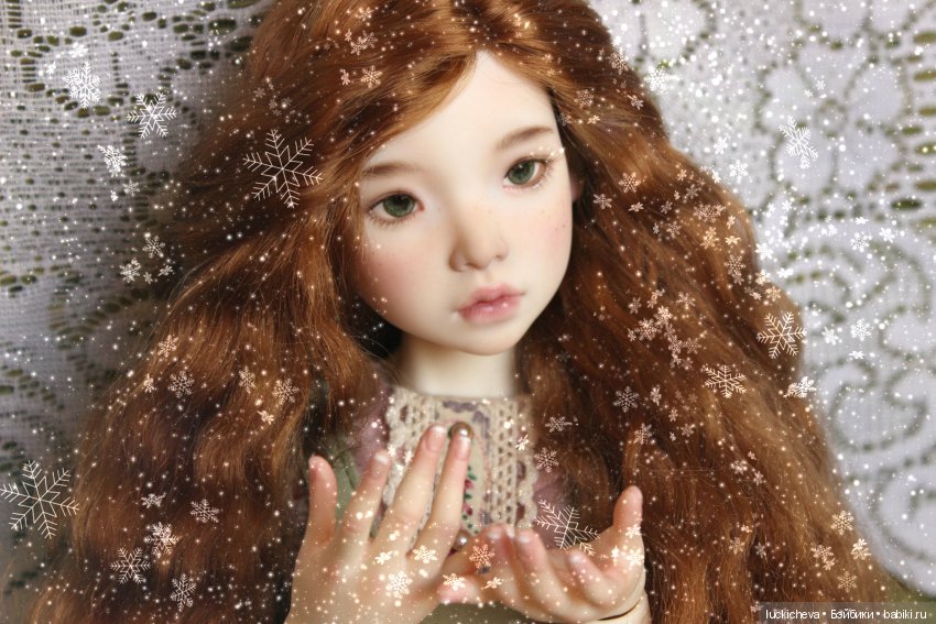 Файлин и Цветы в Снегу — Гибридизация кукол BJD (БЖД): пересадка головы