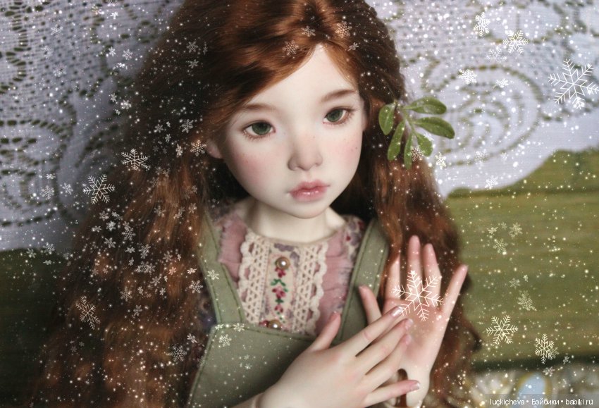 Файлин и Цветы в Снегу — Гибридизация кукол BJD (БЖД): пересадка головы