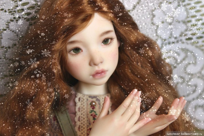 Файлин и Цветы в Снегу — Гибридизация кукол BJD (БЖД): пересадка головы