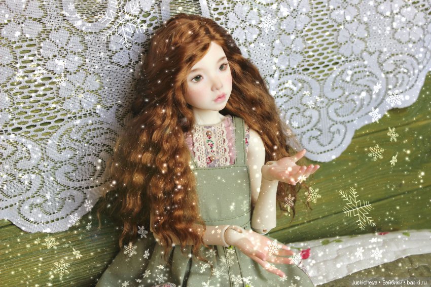 Файлин и Цветы в Снегу — Гибридизация кукол BJD (БЖД): пересадка головы