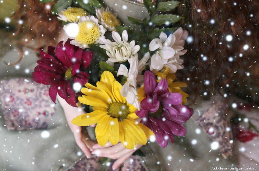 Файлин и Цветы в Снегу — Гибридизация кукол BJD (БЖД): пересадка головы