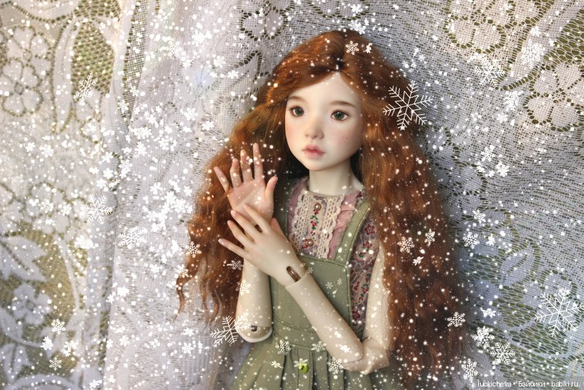 Файлин и Цветы в Снегу — Гибридизация кукол BJD (БЖД): пересадка головы