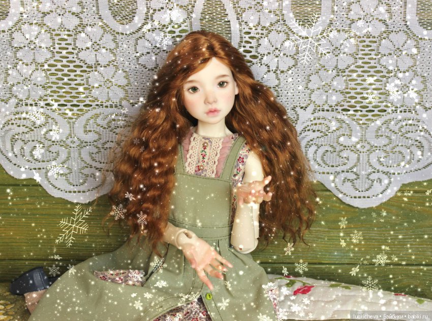 Файлин и Цветы в Снегу — Гибридизация кукол BJD (БЖД): пересадка головы