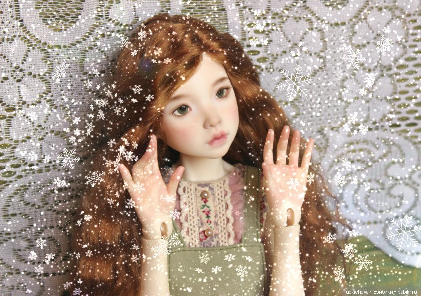 Файлин и Цветы в Снегу — Гибридизация кукол BJD (БЖД): пересадка головы