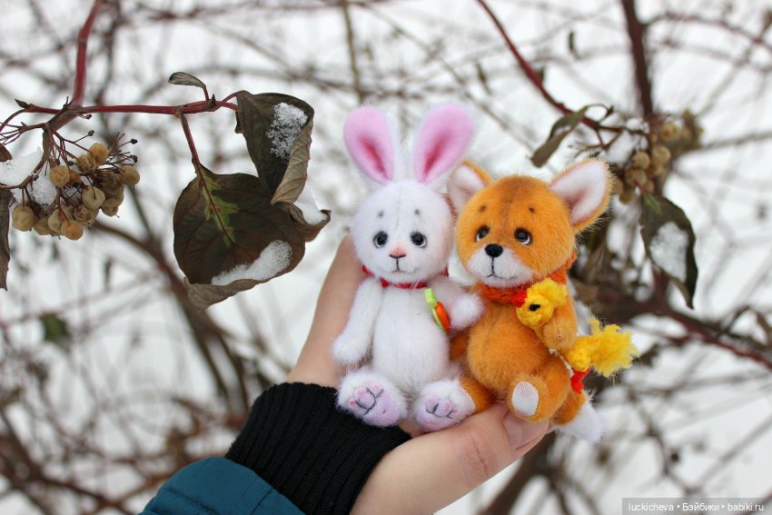 Зайчонок и Лисёнок встречают свою первую зиму