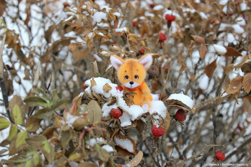 Зайчонок и Лисёнок встречают свою первую зиму | Бэйбики Зайчонок и Лисёнок встречают свою первую зиму (фото 9)