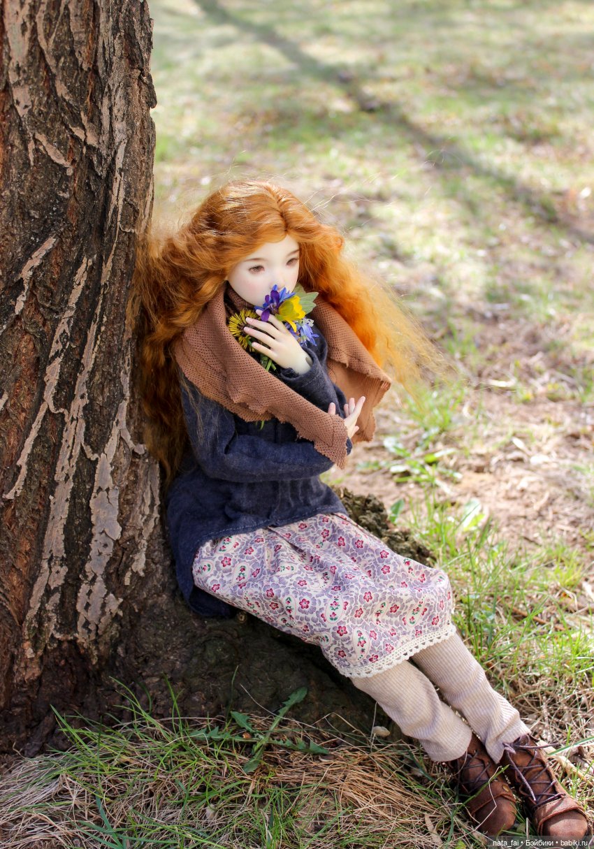 Файлин, рыська и первый весенний букет