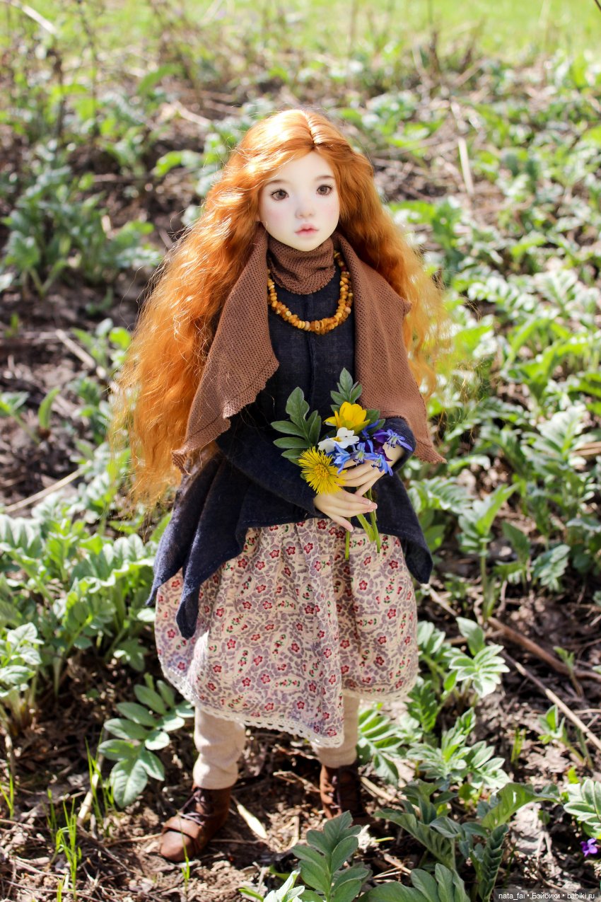 Файлин, рыська и первый весенний букет