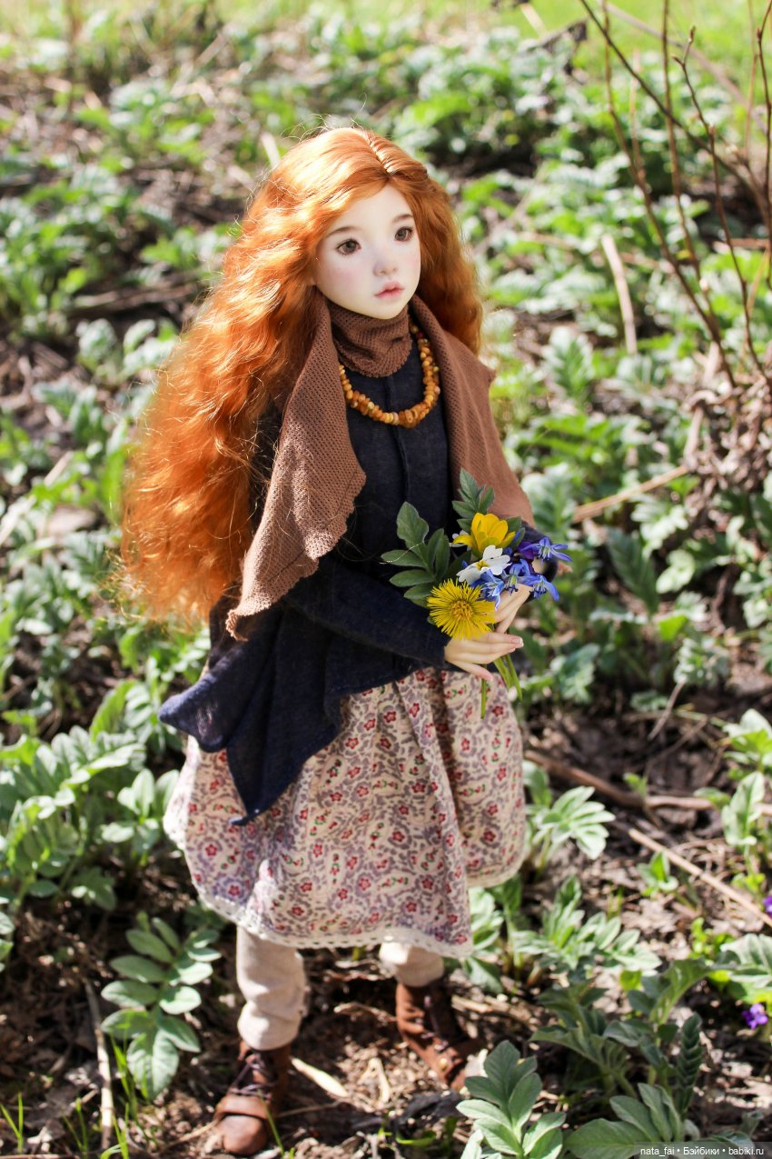 Файлин, рыська и первый весенний букет