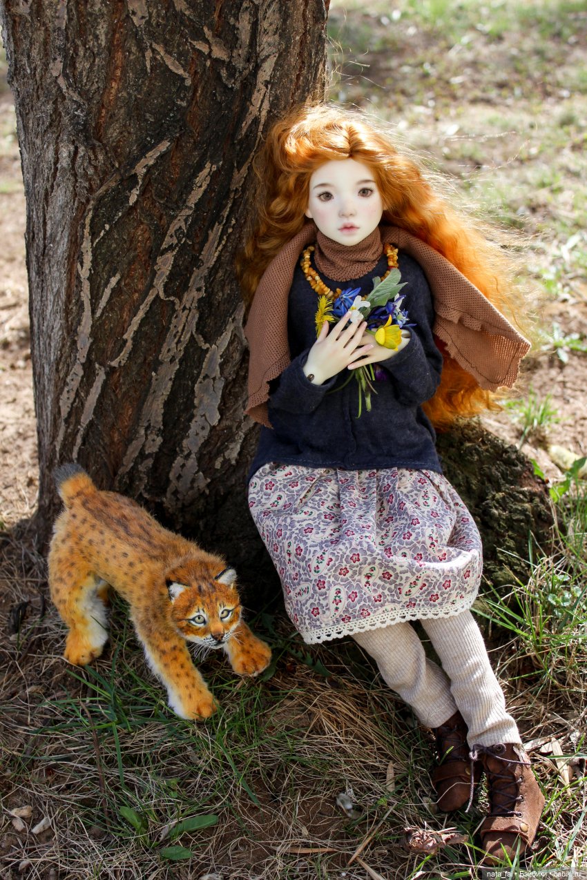 Файлин, рыська и первый весенний букет