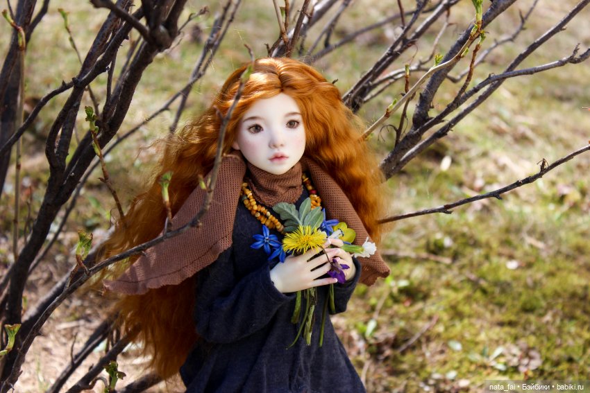 Файлин, рыська и первый весенний букет