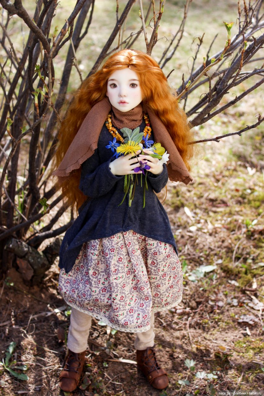 Файлин, рыська и первый весенний букет