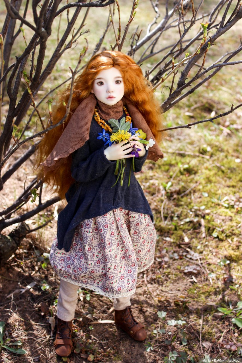 Файлин, рыська и первый весенний букет