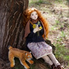 Файлин, рыська и первый весенний букет