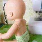 Куклу видно переехали. Как отремонтировать ?