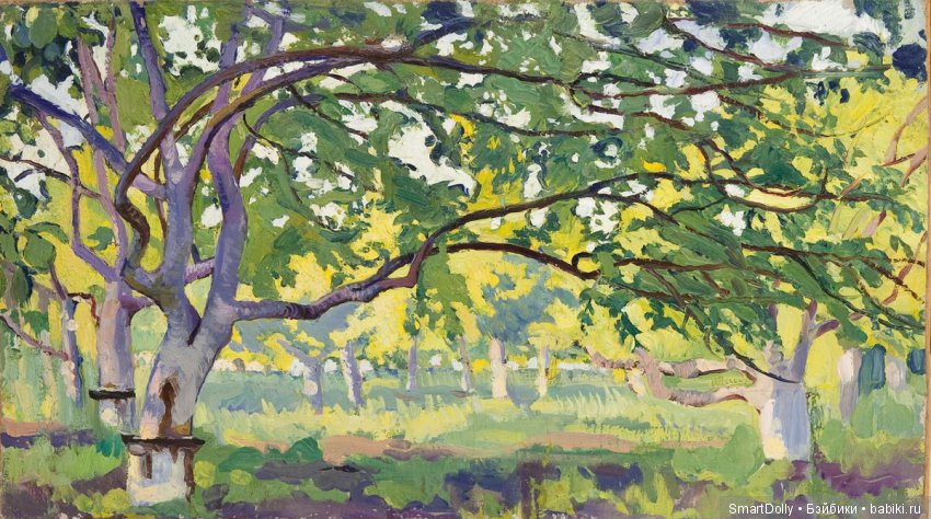 Нескучное. Яблоневый сад,1914