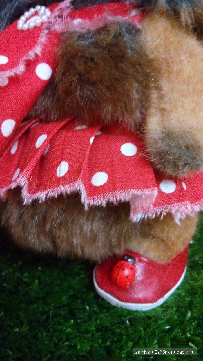 Игрушка ручной работы малышка белочка Долли (фото 7)