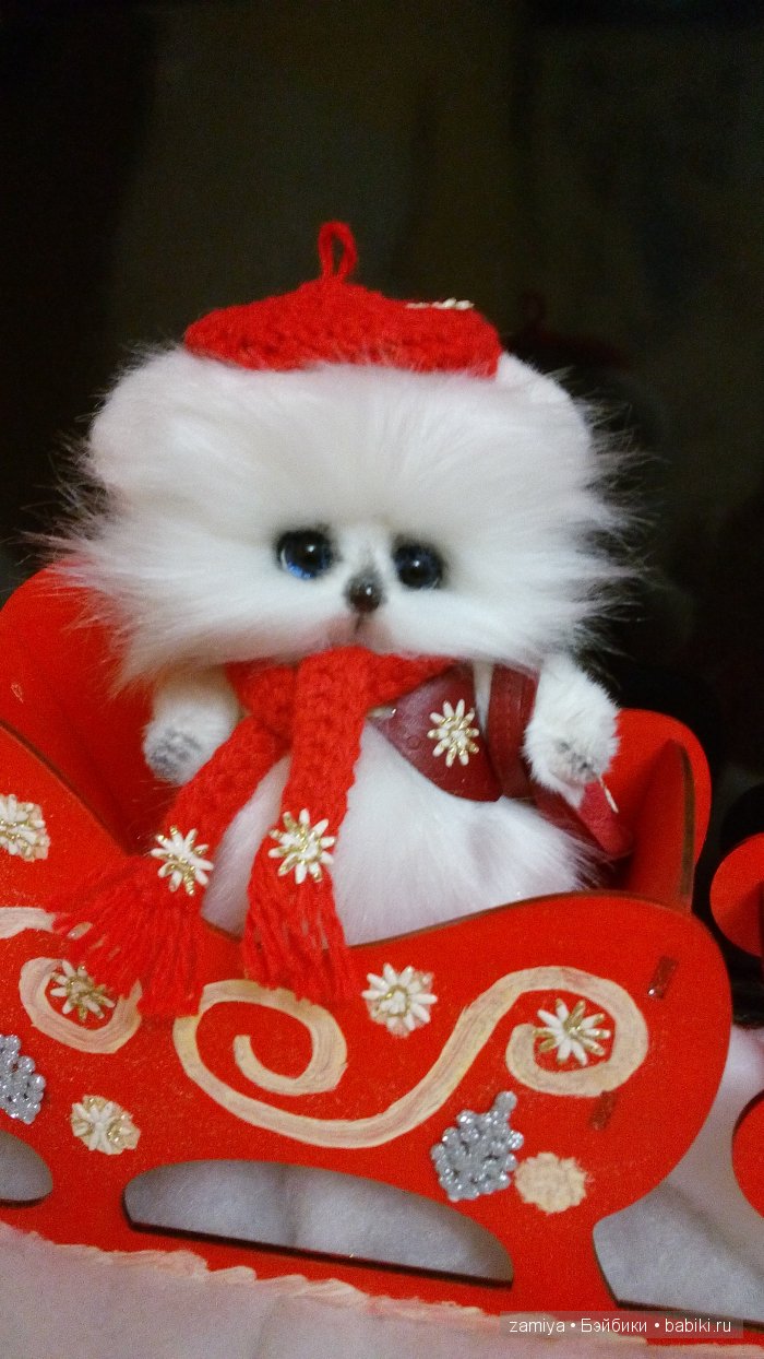 Лапус... Санта Лапус, игрушка ручной работы (фото 6)