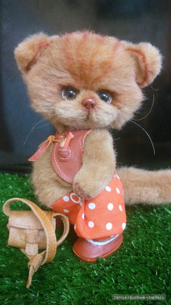 Симон - рыжий путешественник, игрушка ручной работы (фото 2)