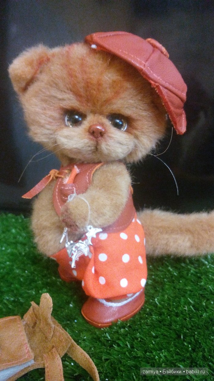 Симон - рыжий путешественник, игрушка ручной работы (фото 3)