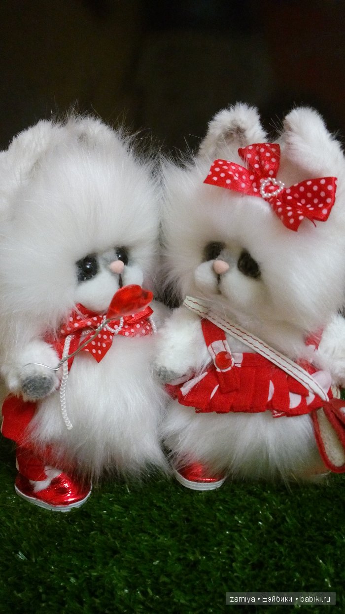 Мои Валентинки - Валя и Тим, игрушки ручной работы (фото 2)