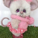 Милли мышка-малышка. Авторская игрушка ручной работы