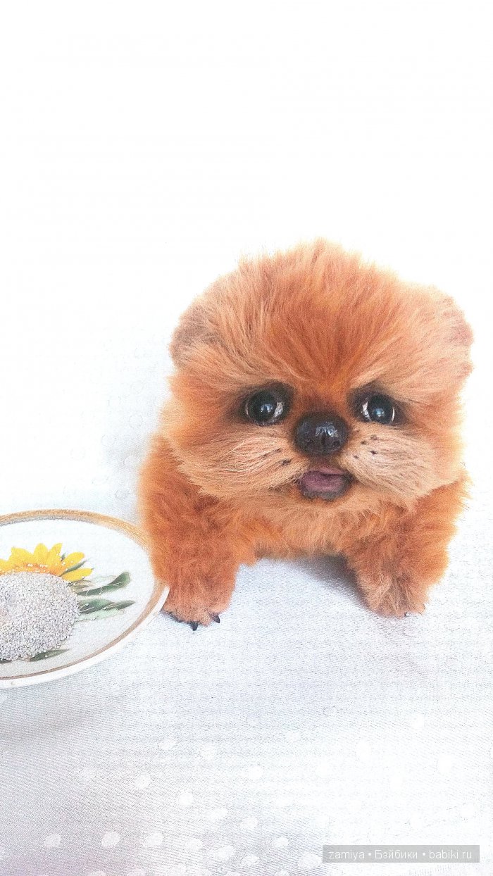 Авторская игрушка ручной работы Моня - мое рыжее чудо (фото 5)