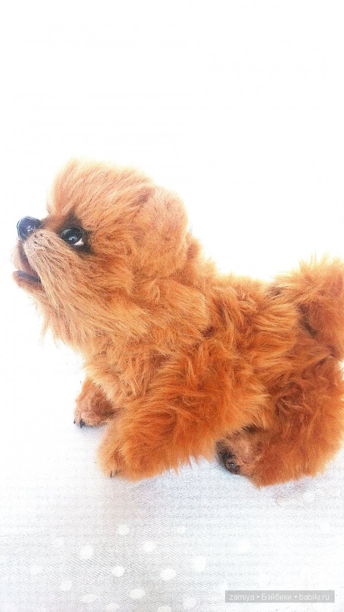 Авторская игрушка ручной работы Моня - мое рыжее чудо (фото 4)