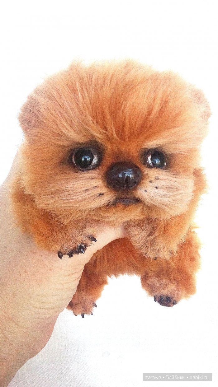 Авторская игрушка ручной работы Моня - мое рыжее чудо