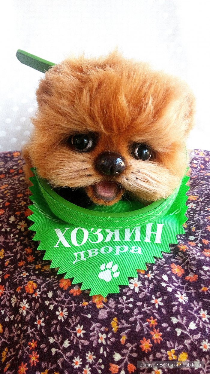 Авторская игрушка ручной работы Моня - мое рыжее чудо (фото 6)