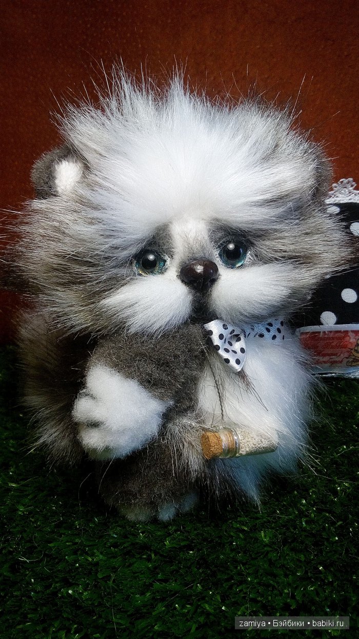 Васёк мой котёнок толстячок. Игрушка ручной работы (фото 5)