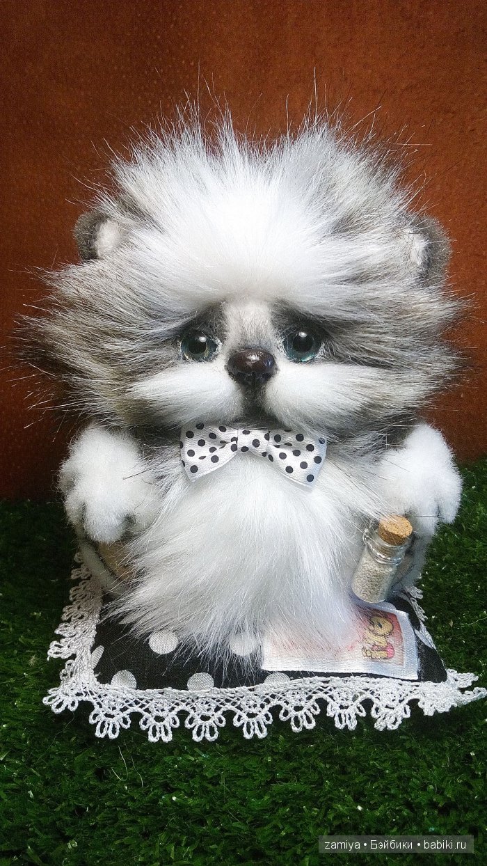 Васёк мой котёнок толстячок. Игрушка ручной работы