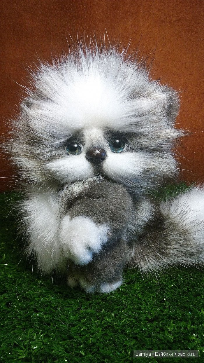 Васёк мой котёнок толстячок. Игрушка ручной работы (фото 2)