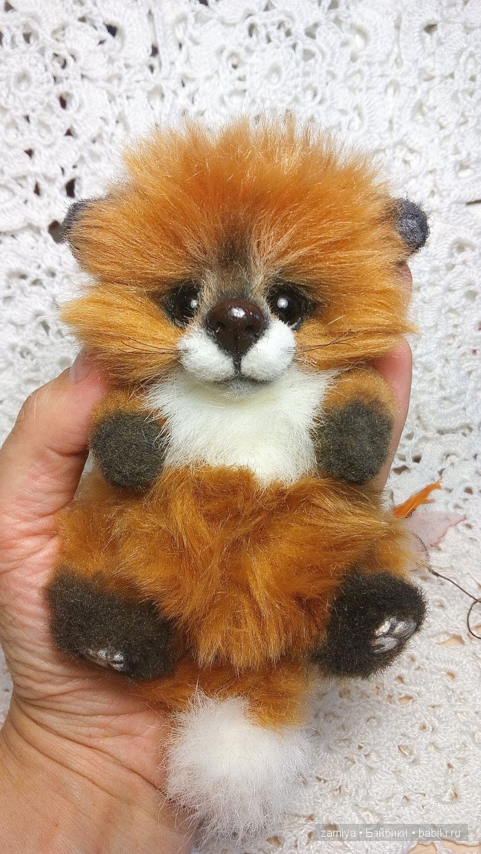 Веня - любитель охоты на бабочек. Игрушка ручной работы (фото 2)