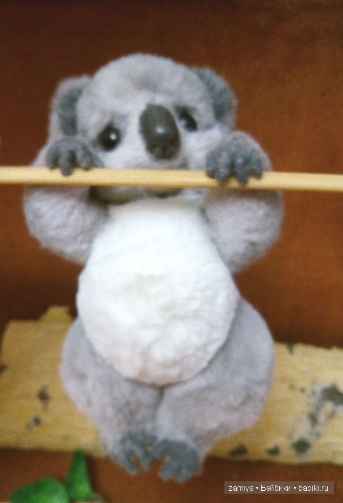 Флаффи - моя маленькая коала,игрушка ручной работы (фото 4)