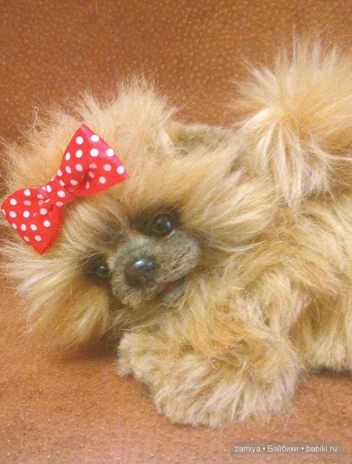 Мася крошка, игрушка ручной работы, пекинес (фото 7)