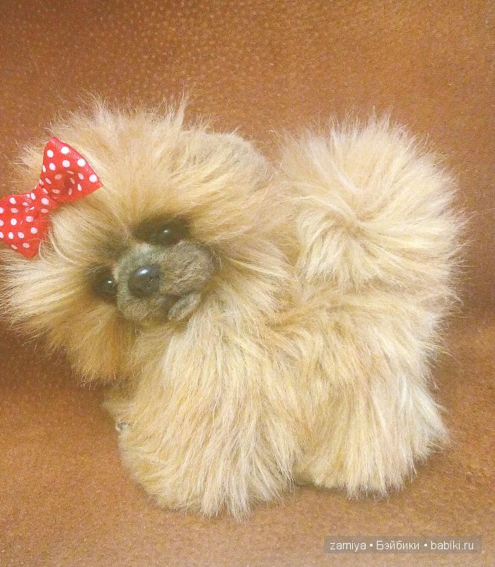 Мася крошка, игрушка ручной работы, пекинес