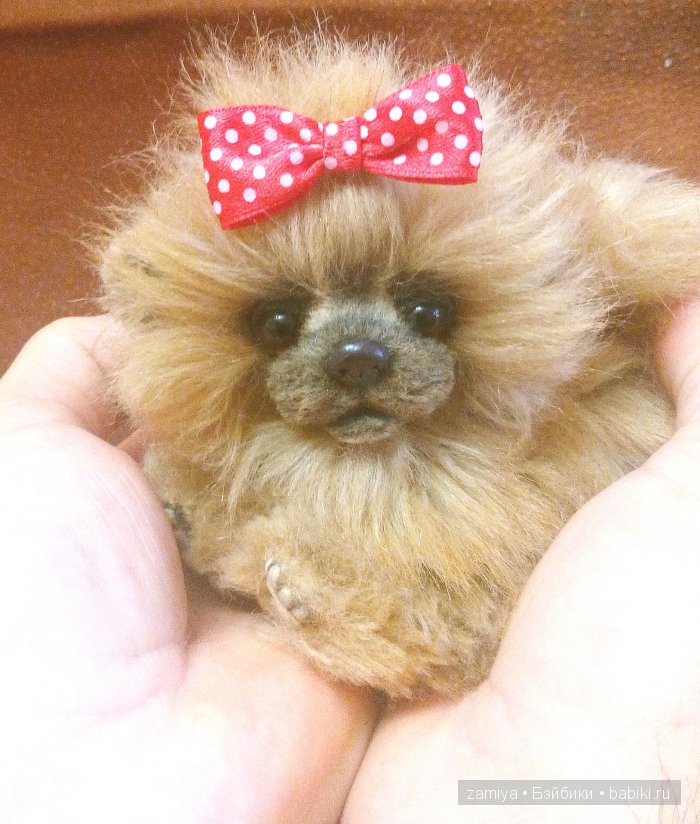 Мася крошка, игрушка ручной работы, пекинес (фото 6)