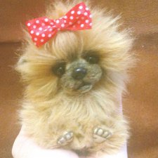 Мася крошка, игрушка ручной работы, пекинес