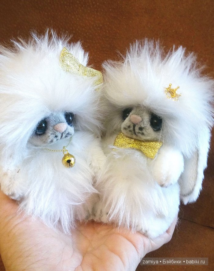 Луи и Аннет мои пушистые игрушки ручной работы (фото 2)