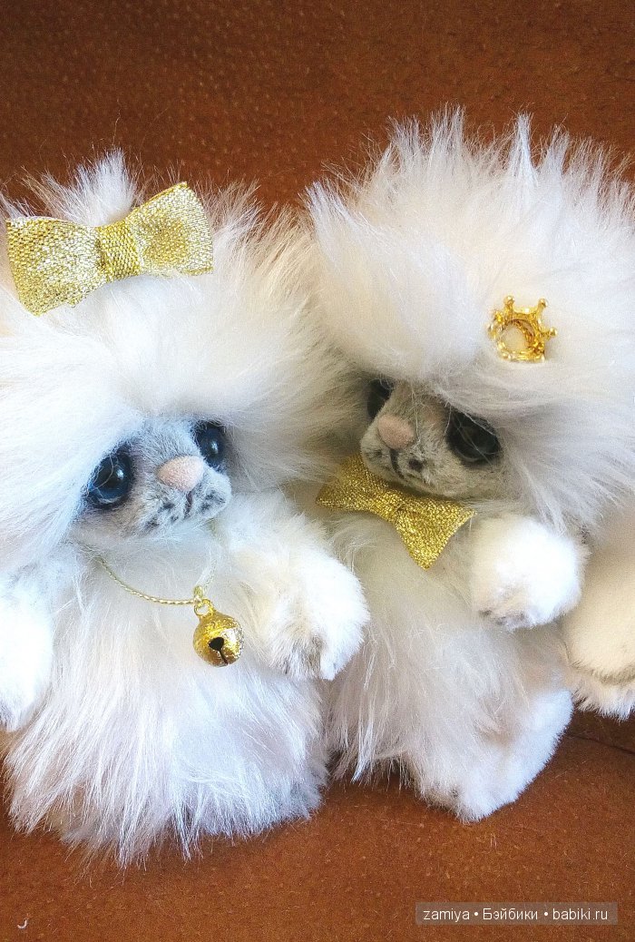 Луи и Аннет мои пушистые игрушки ручной работы (фото 6)