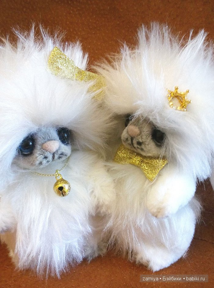 Луи и Аннет мои пушистые игрушки ручной работы