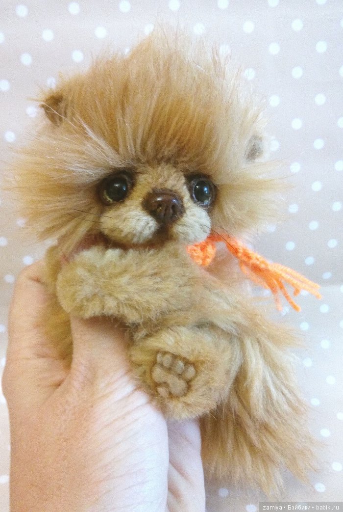 Мусик- мой мандариновый котик. Игрушка ручной работы (фото 6)