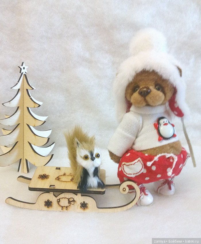 Берси - мой новогодний мишка тедди (фото 8)