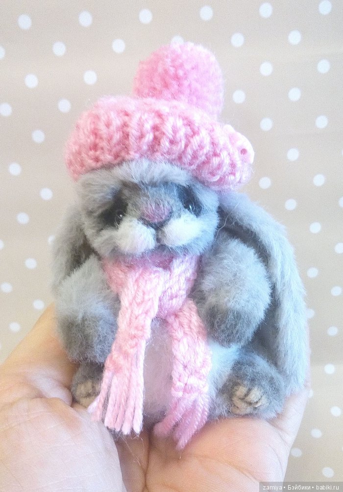 Бусинка крошечная зайка — Авторские мишки Тедди и друзья: фото (фото 2)